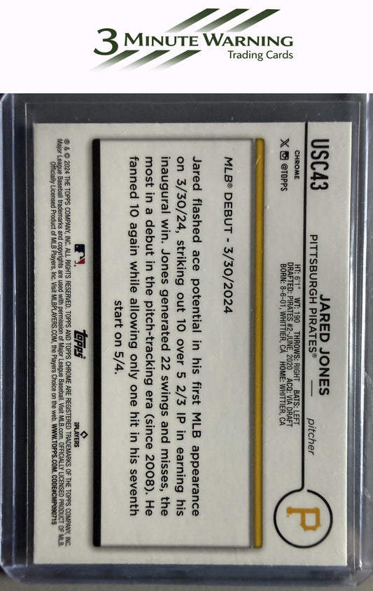 2024 Topps Chrome Update #USC43 Jared Jones