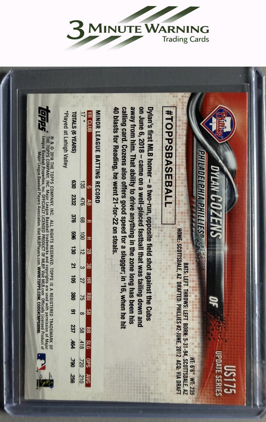 2018 Topps Update #US175 Dylan Cozens
