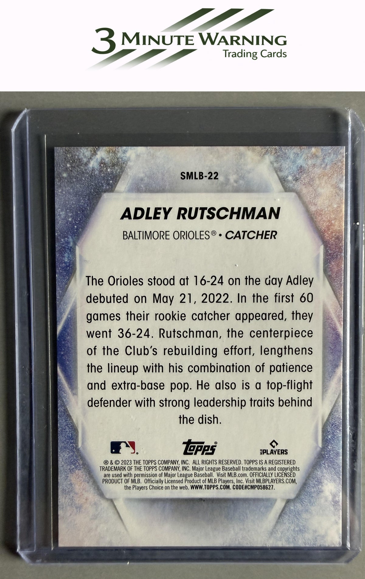 2023 Topps #SMLB-22 Adley Rutschman Stars of MLB