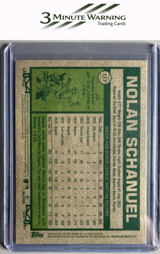 2026 Topps Heritage #117 Nolan Schanuel