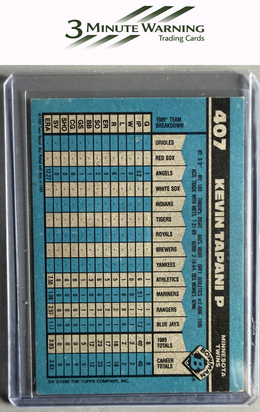 1990 Bowman #407 Kevin Tapani
