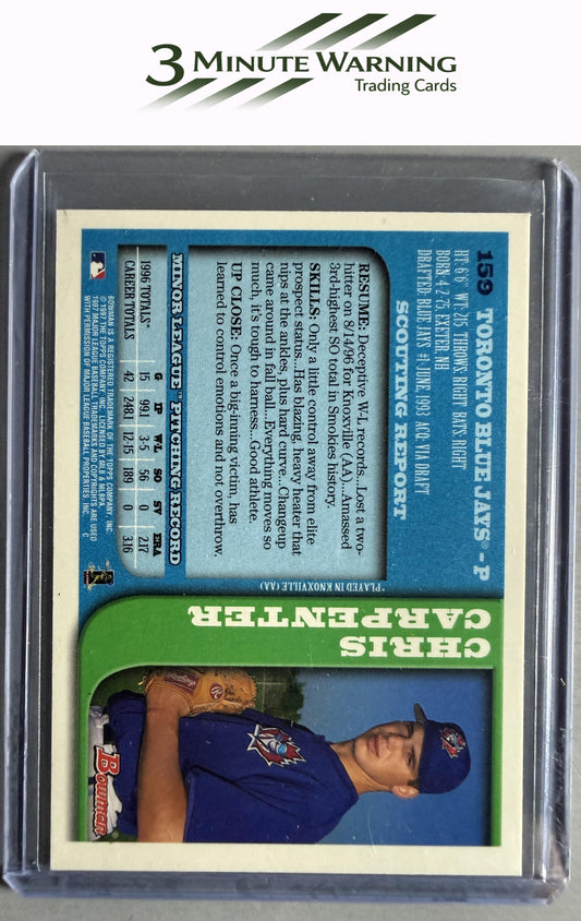 1997 Bowman #159b Chris Carpenter