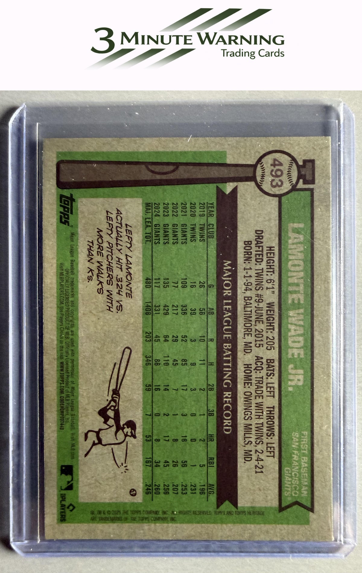 2025 Topps Heritage #493 Lamonte Wade Jr. Chrome Light Blue Sparkle Refractor