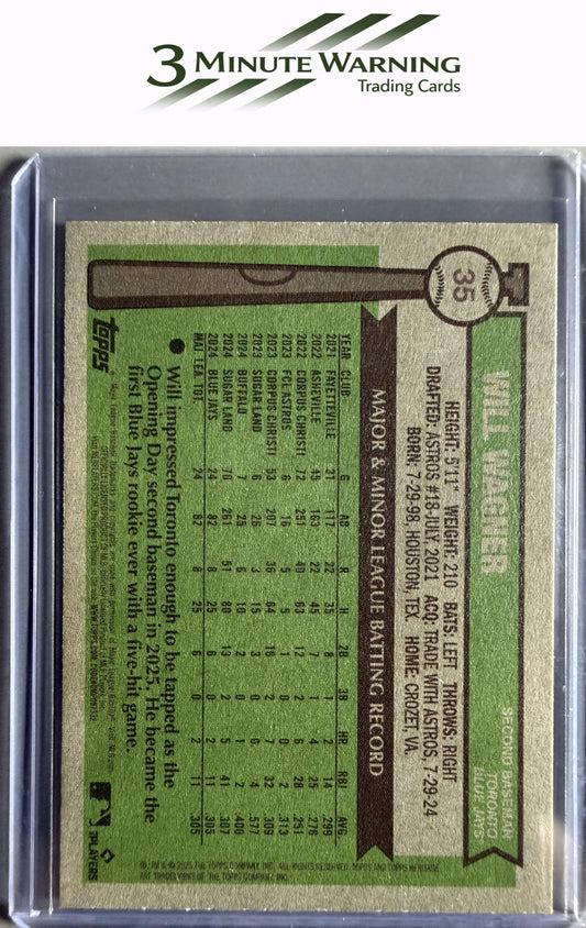 2025 Topps Heritage #35 Will Wagner