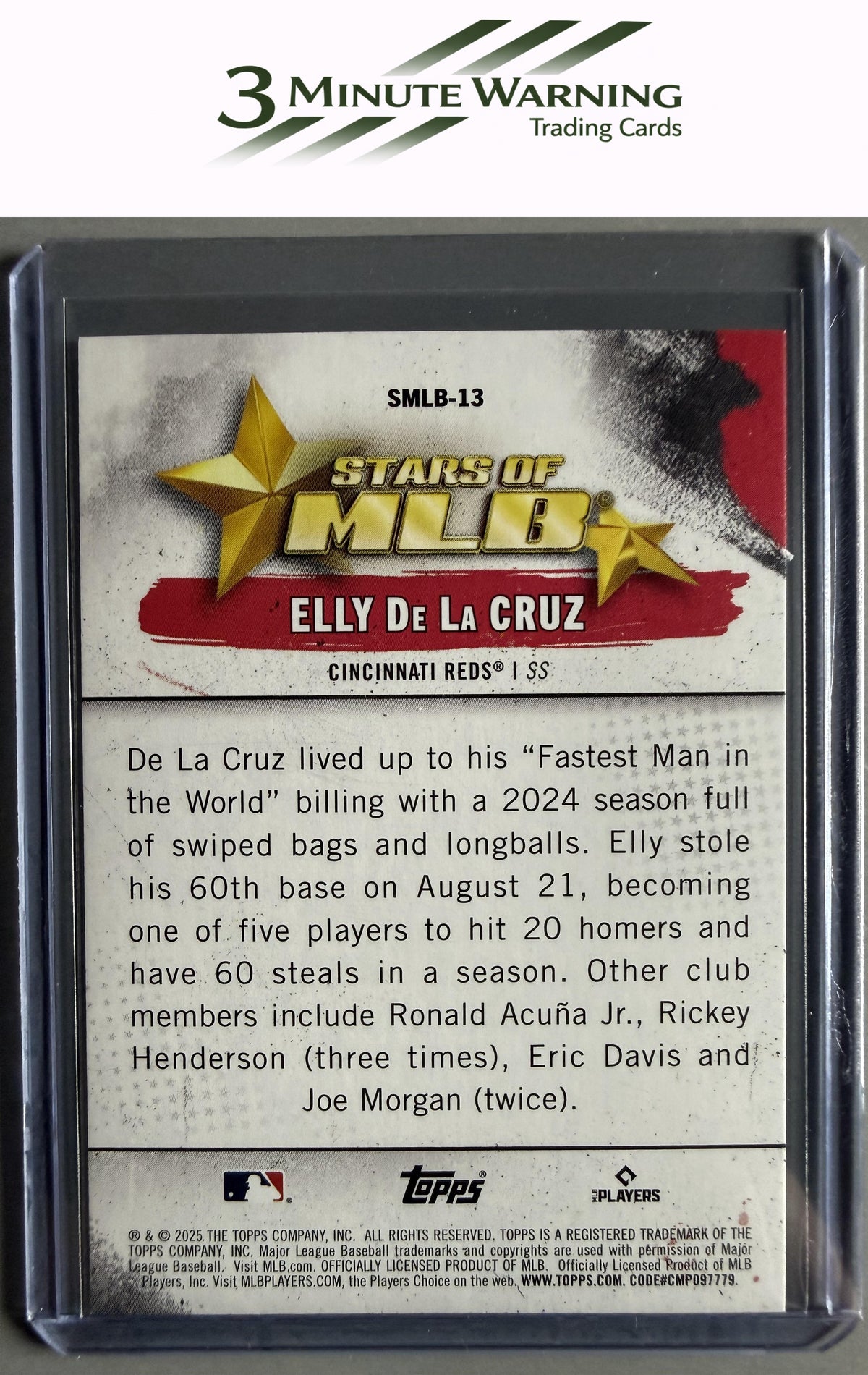2025 Topps #SMLB-13 Elly De La Cruz Stars of MLB