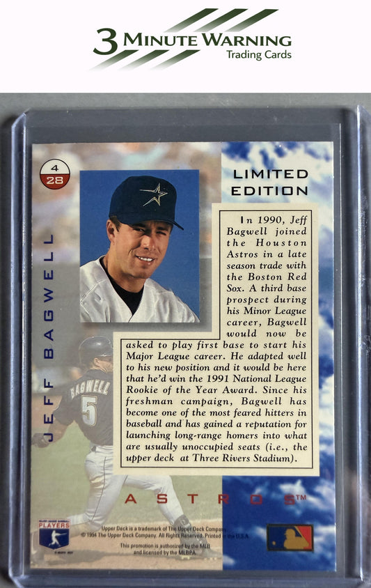 1994 Upper Deck Denny's Holograms #4 Jeff Bagwell