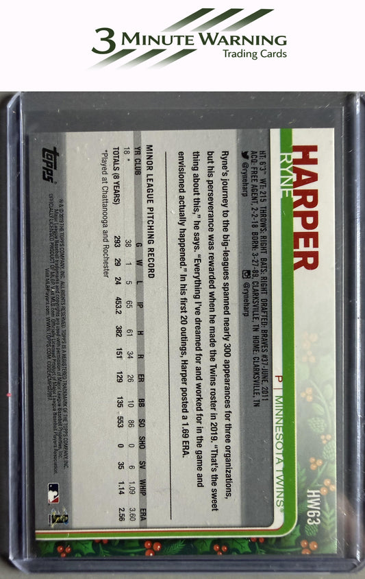 2019 Topps Holiday #HW63 Ryne Harper
