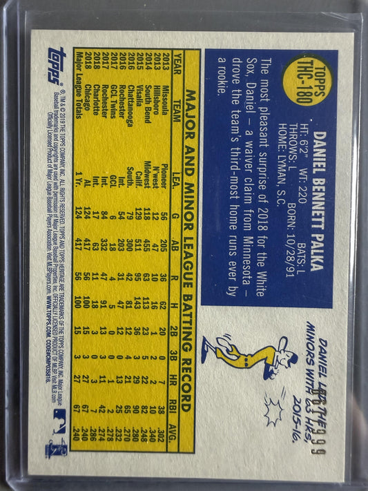 2019 Topps Heritage #THC-180 Daniel Palka Chrome (Walmart Exclusives) #/999