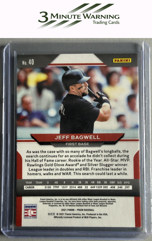 2021 Panini Prizm #40 Jeff Bagwell
