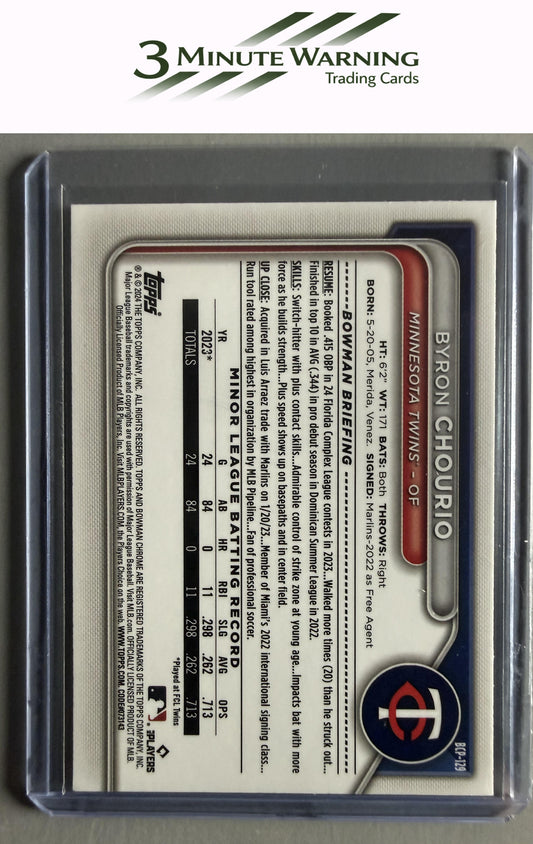 2024 Bowman #BCP-129 Byron Chourio Chrome Prospects