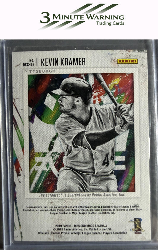 2019 Panini Diamond Kings #DKS-KK Kevin Kramer DK Signatures Holo Silver #/99