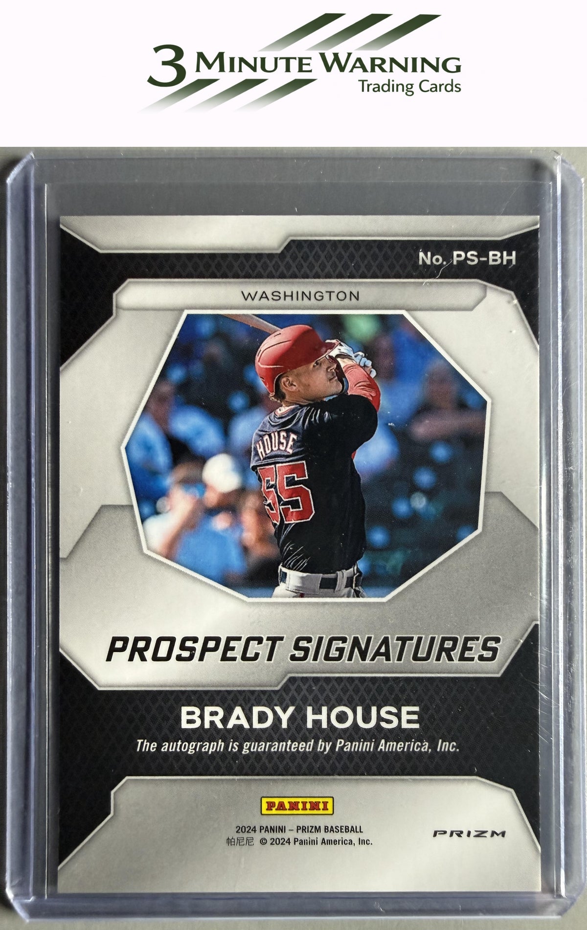 2024 Panini Prizm #PS-BH Brady House Prospects Signatures
