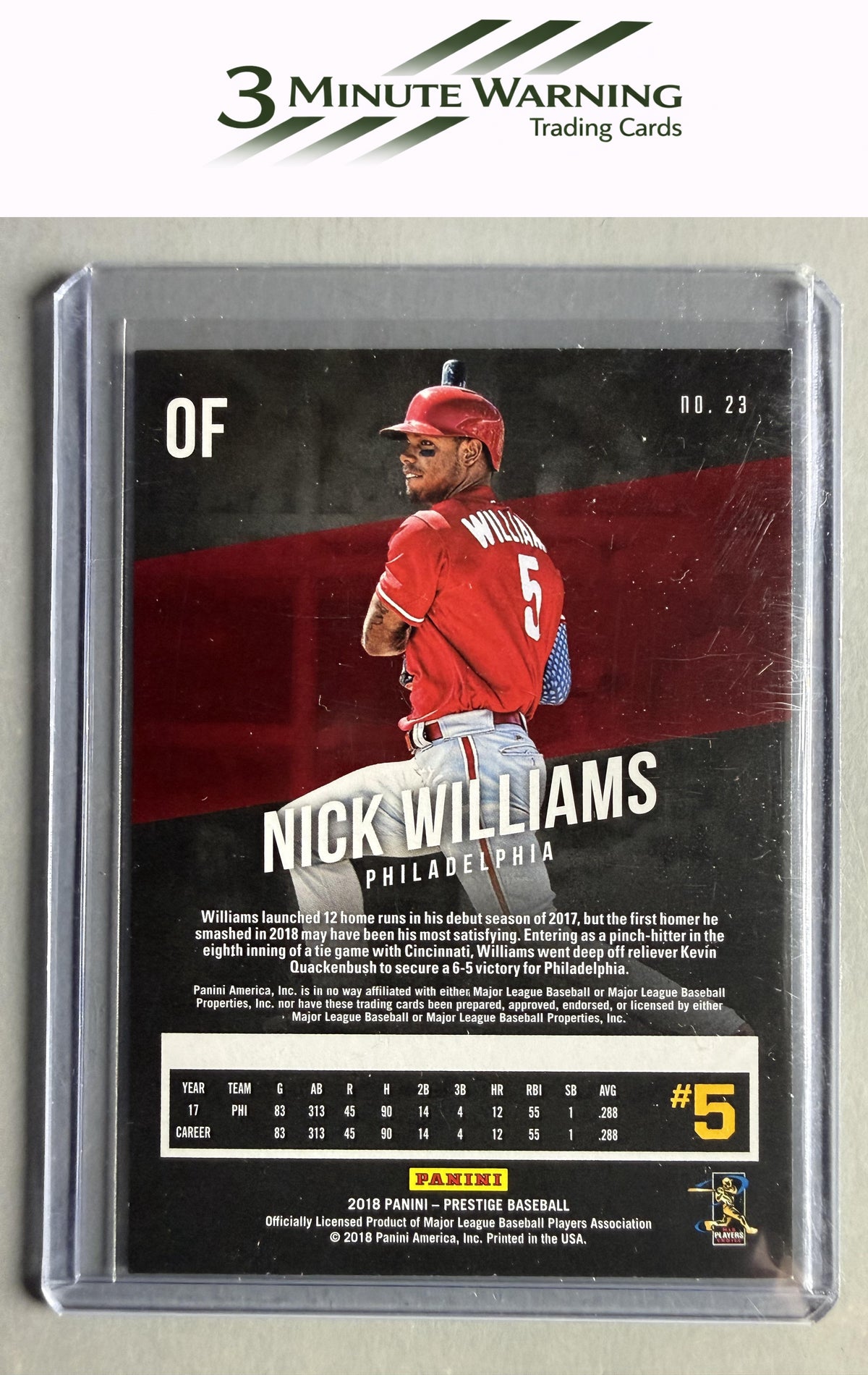2018 Panini Chronicles #23 Nick Williams Prestige