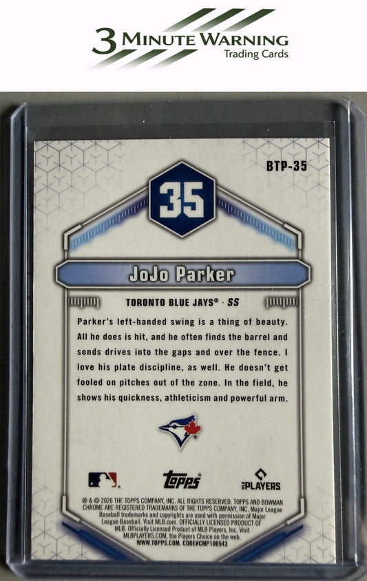2026 Bowman #BTP-35 JoJo Parker Bowman Scouts' Top 100