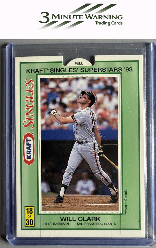 1993 Kraft Singles Superstars #18 Will Clark