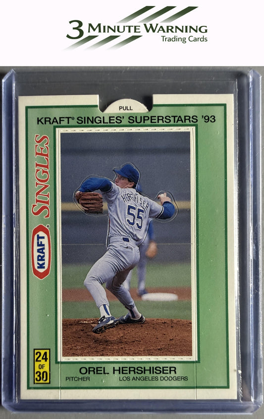 1993 Kraft Singles Superstars #24 Orel Hershiser