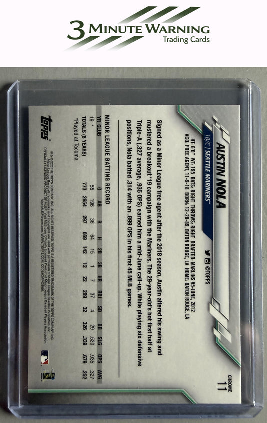 2020 Topps Chrome Ben Baller Edition #11 Austin Nola