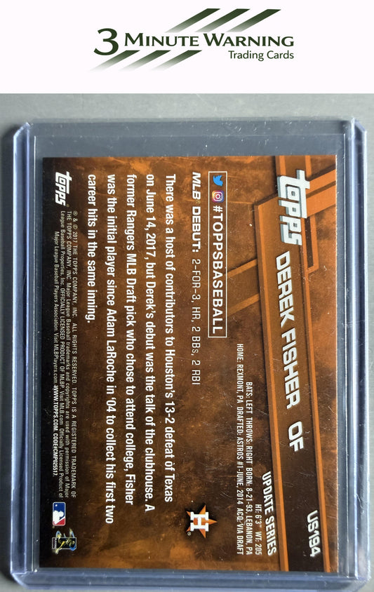 2017 Topps Update #US194 Derek Fisher