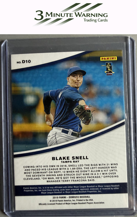 2019 Donruss #D10 Blake Snell Dominators Vector