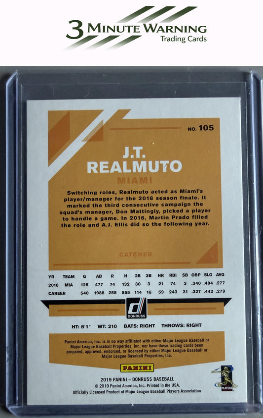 2019 Donruss #105b J.T. Realmuto :