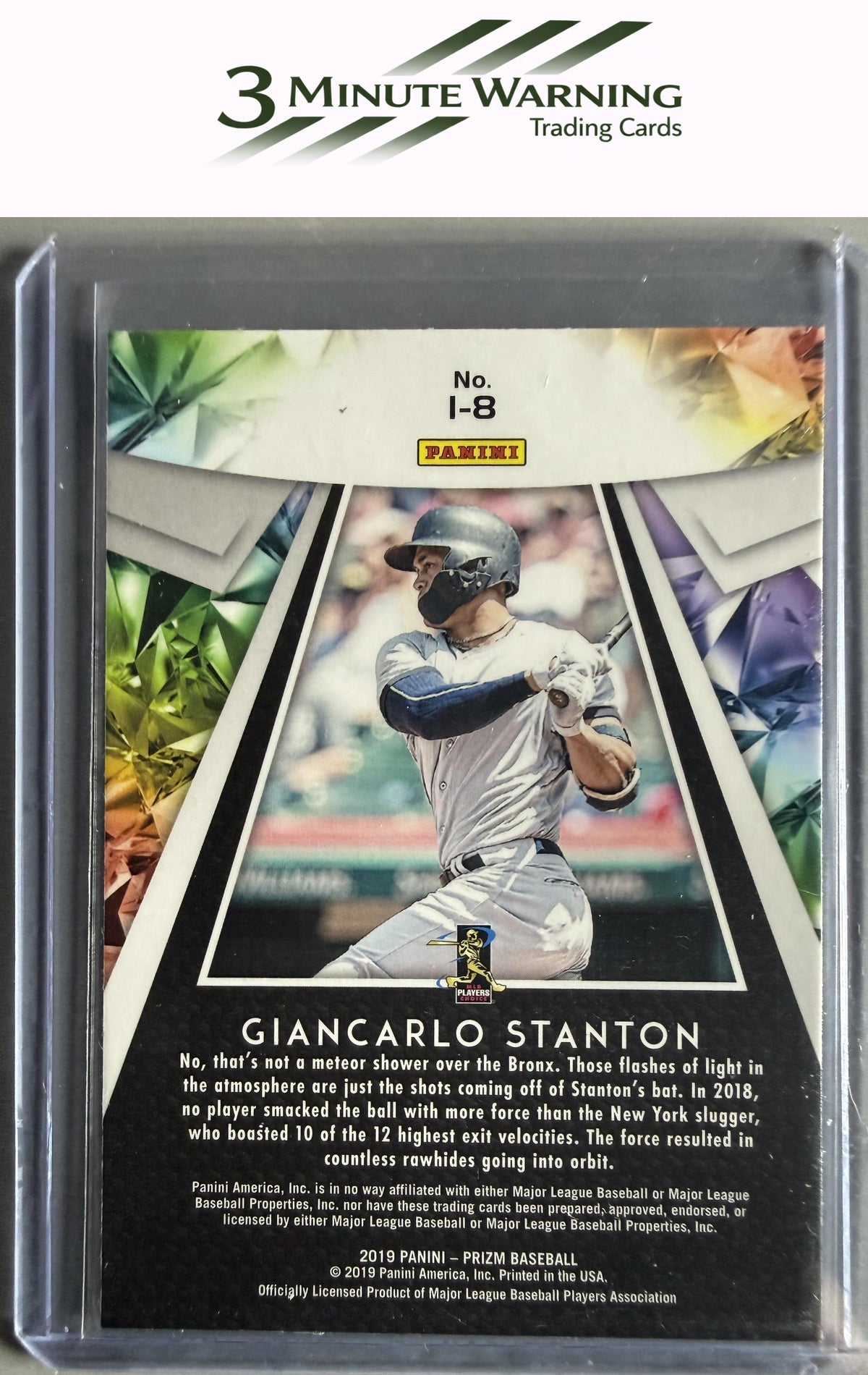 2019 Panini Prizm #I-8 Giancarlo Stanton Illumination