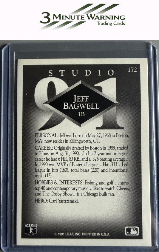 1991 Studio #172 Jeff Bagwell