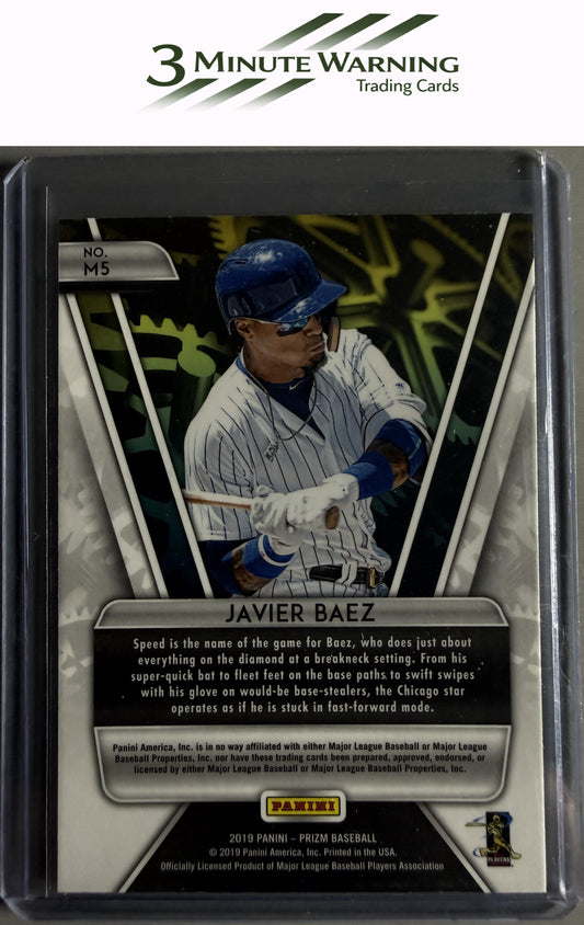 2019 Panini Prizm #M5 Javier Baez Machines