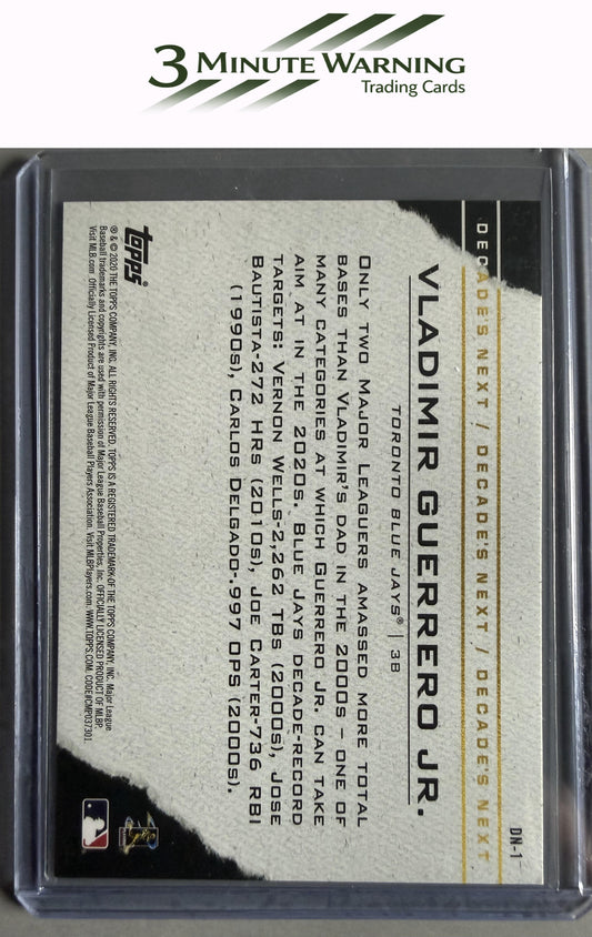 2020 Topps #DN-1 Vladimir Guerrero Jr. Decade's Next