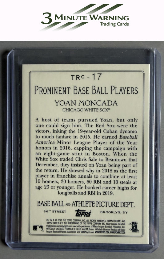 2020 Topps #TRC-17 Yoan Moncada Turkey Red 2020 Chrome (Series 1)