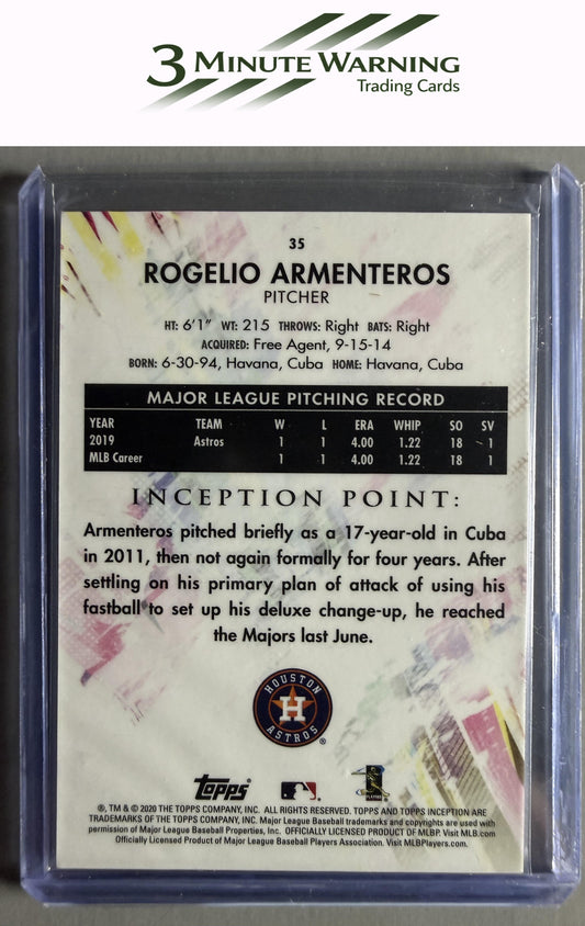 2020 Topps Inception #35 Rogelio Armenteros Green