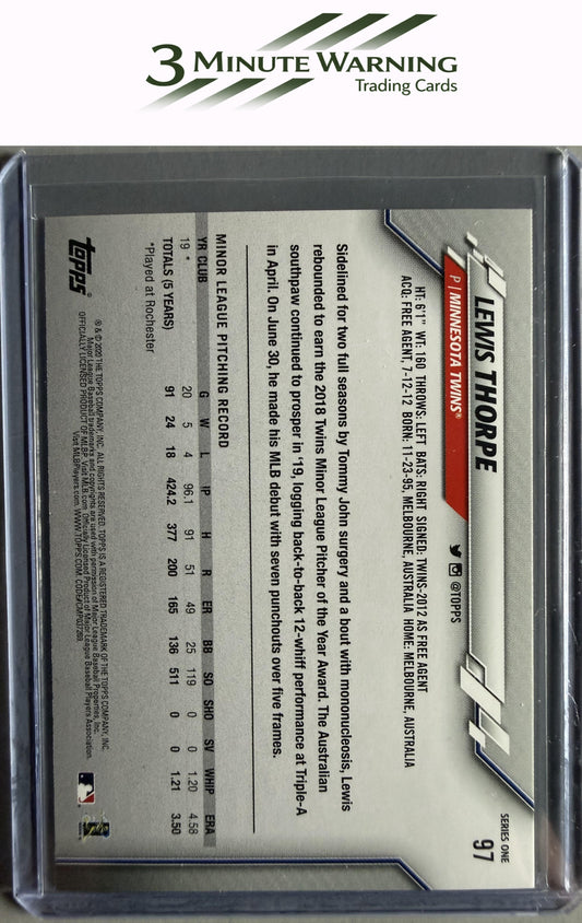 2020 Topps #97 Lewis Thorpe