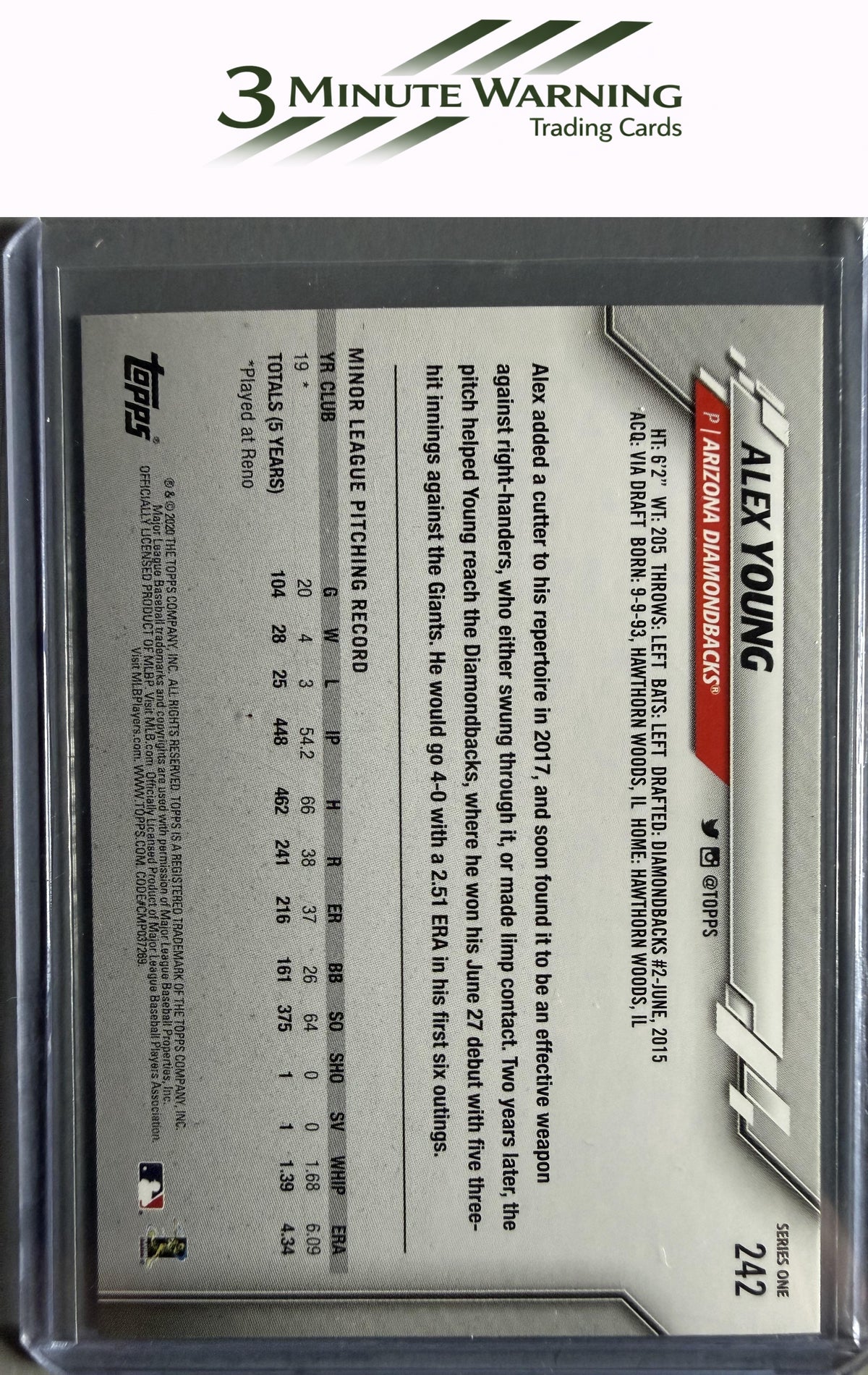 2020 Topps #242 Alex Young