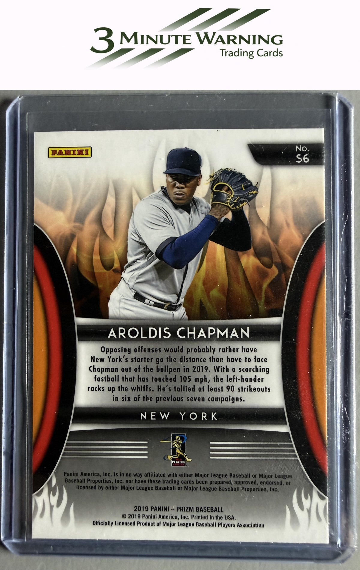 2019 Panini Prizm #S6 Aroldis Chapman Scorching