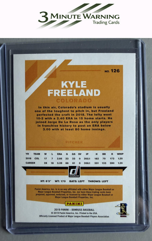2019 Donruss #126b Kyle Freeland