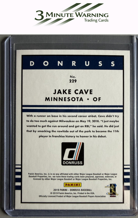 2019 Donruss #229 Jake Cave