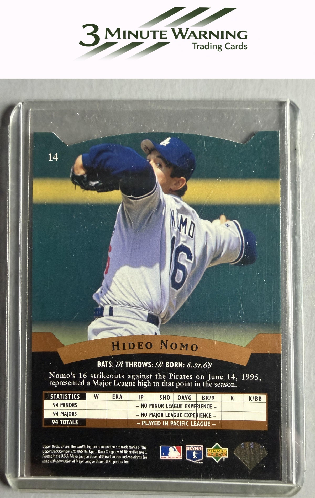 1995 SP #14 Hideo Nomo
