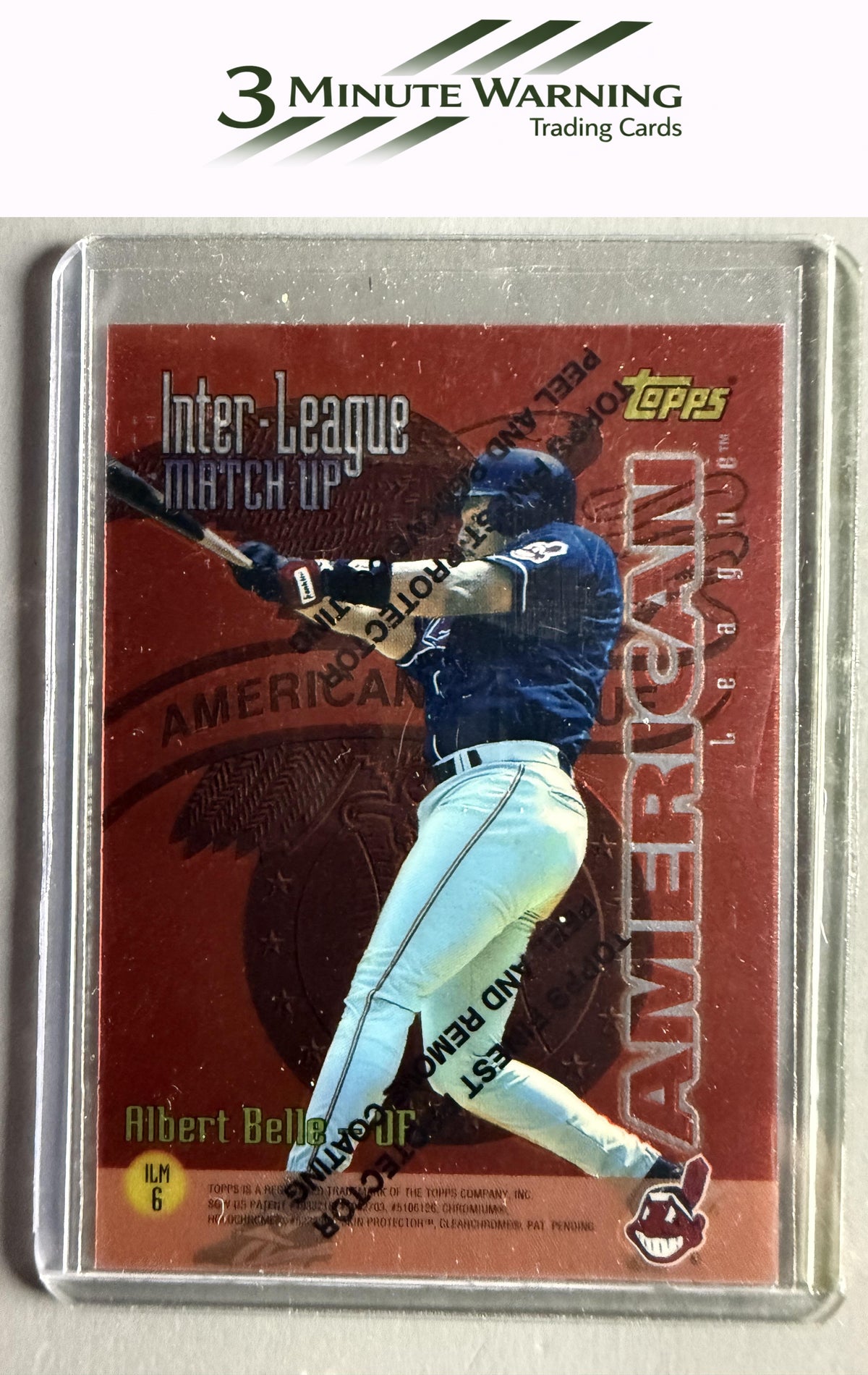 1997 Topps #ILM6 Barry Larkin / Albert Belle Inter-League Match-Up Finest