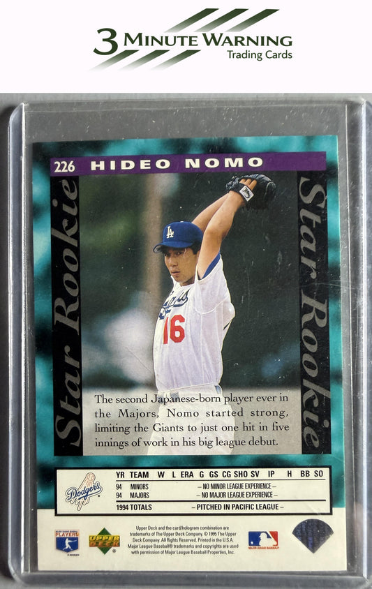 1995 Upper Deck #226 Hideo Nomo