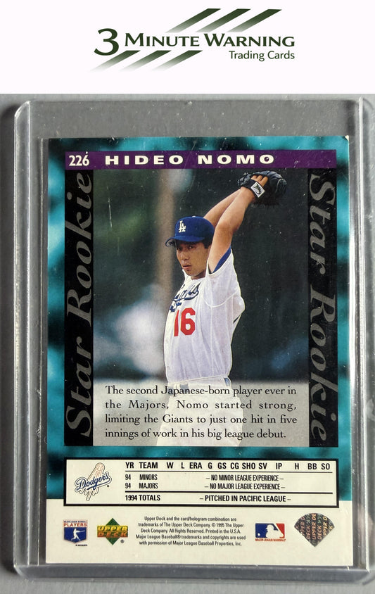 1995 Upper Deck #226 Hideo Nomo