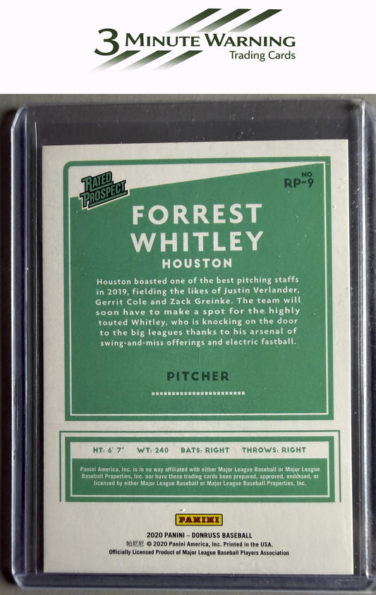 2020 Donruss #RP-9 Forrest Whitley Rated Prospects Diamond