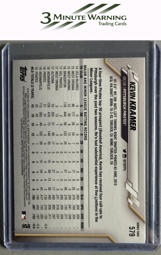2020 Topps #579 Kevin Kramer Rainbow Foil