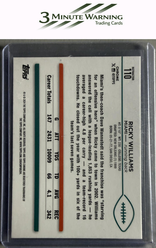 2024 Topps Chrome #110 Ricky Williams Refractor