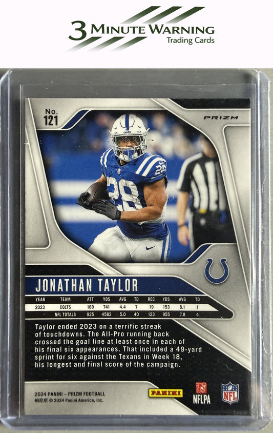2024 Panini Prizm #121 Jonathan Taylor Lazer
