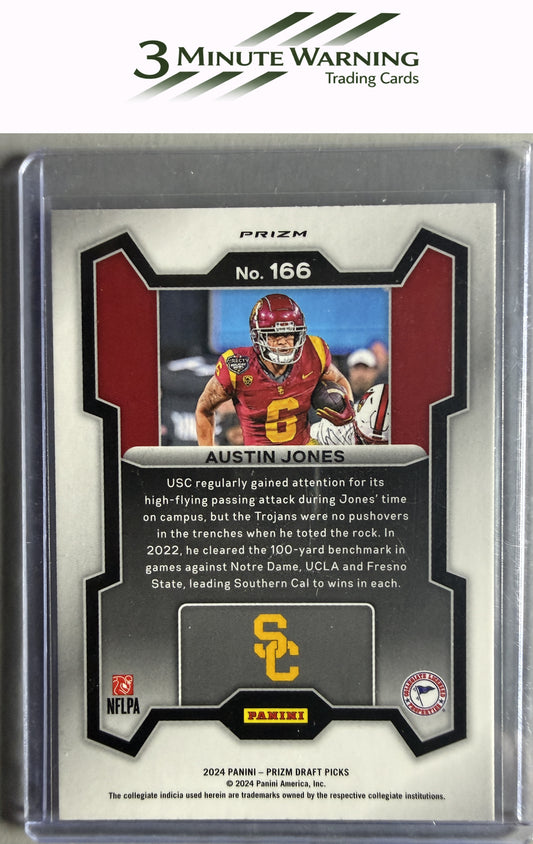 2024 Panini Prizm Draft Picks #166 Austin Jones Green