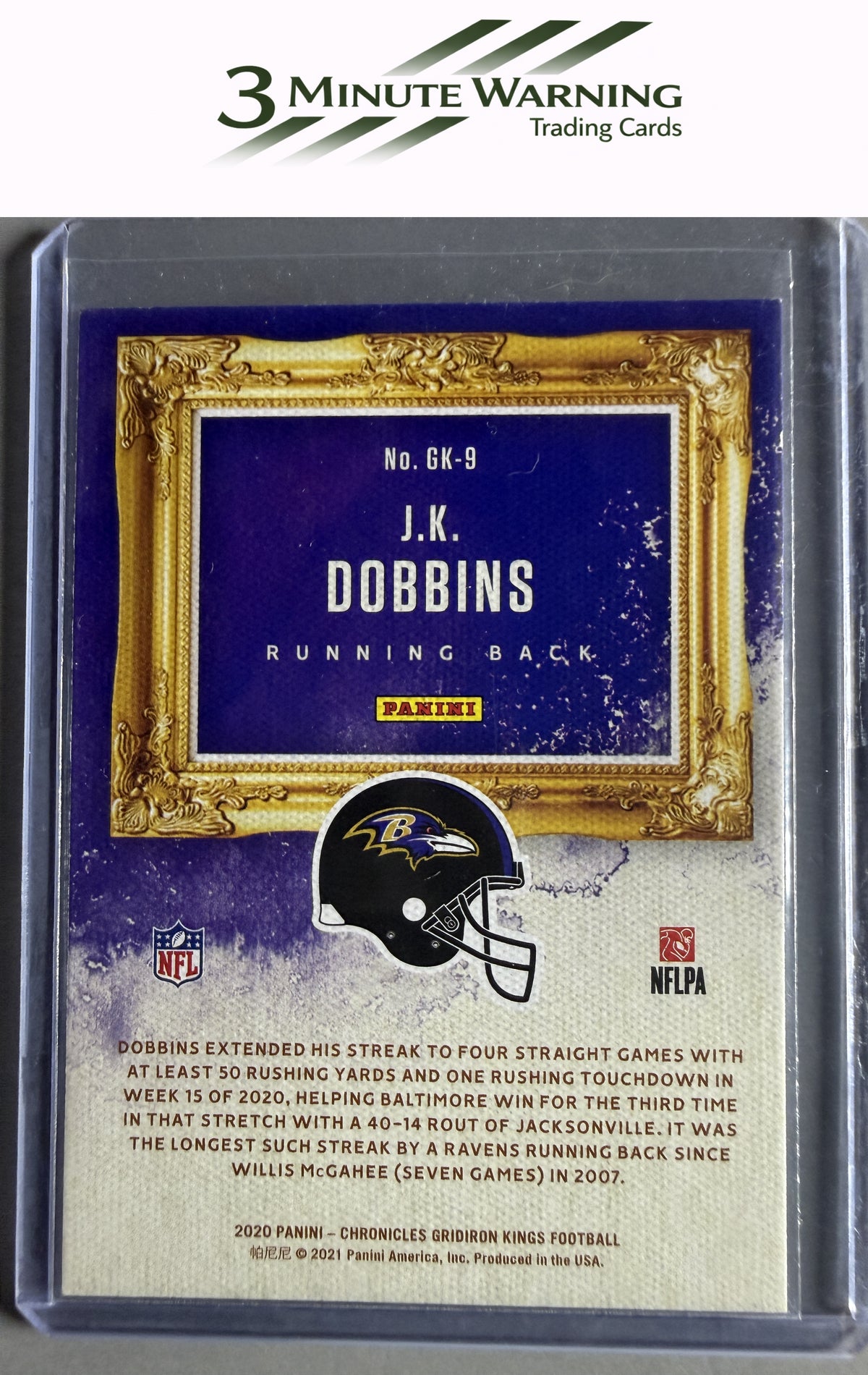 2020 Panini Chronicles #GK-9 J.K. Dobbins Gridiron Kings