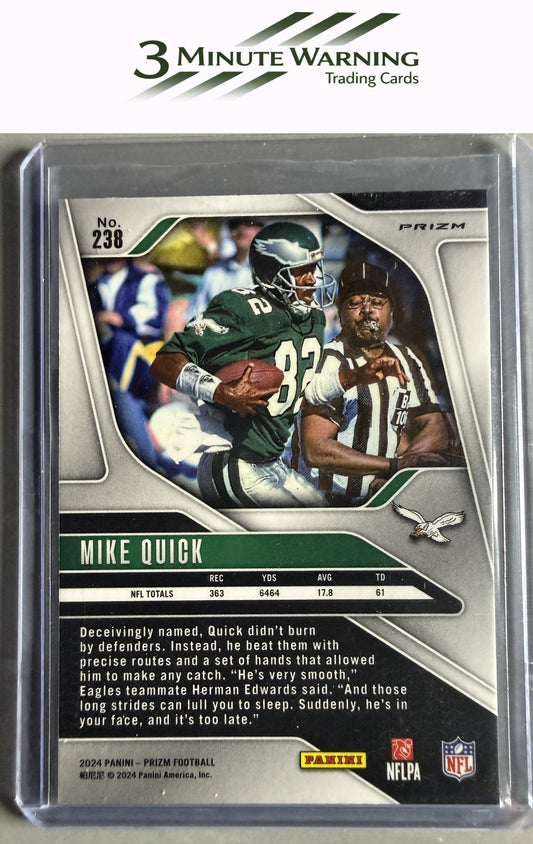 2024 Panini Prizm #238 Mike Quick Red White and Blue