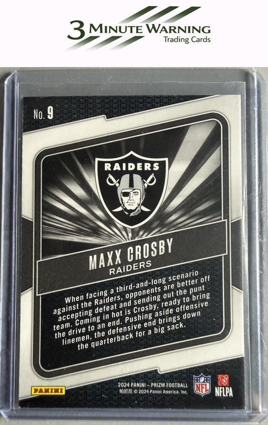 2024 Panini Prizm #9 Maxx Crosby Hype