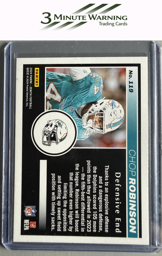 2024 Panini Zenith #119 Chop Robinson Retail