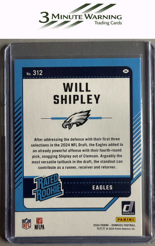 2024 Donruss #312 Will Shipley