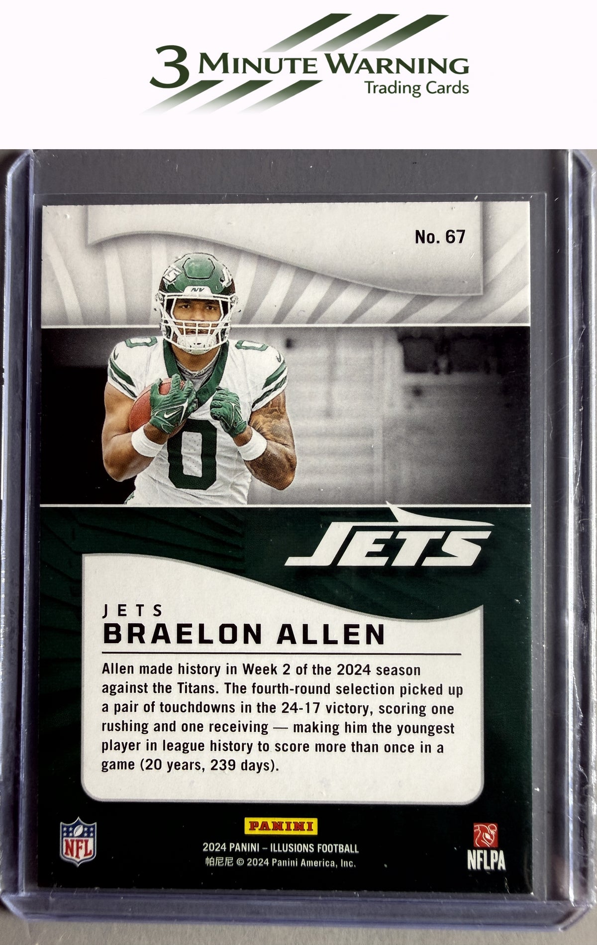 2024 Panini Illusions #67 Braelon Allen Retail